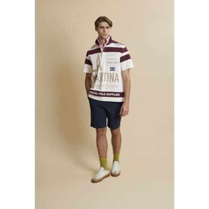 T-shirt La Martina MCP600 JS409-0002 OFF WHITE