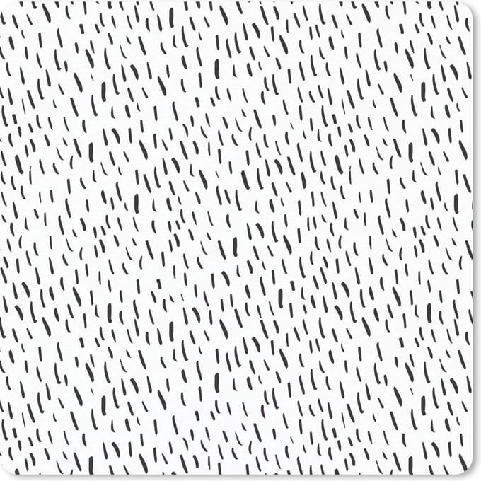 Muismat 20x20 cm - Mousepad Regen - Zomer - Patroon - Muismatten