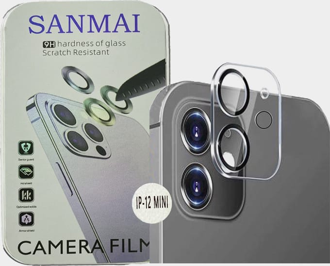 iPhone 12 Mini Camera Lens Screen protector Geschikt voor 12 mini - 2 STUKS
