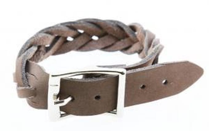 Behave - Armband - bruin imitatieleer riemsluiting - casual everyday