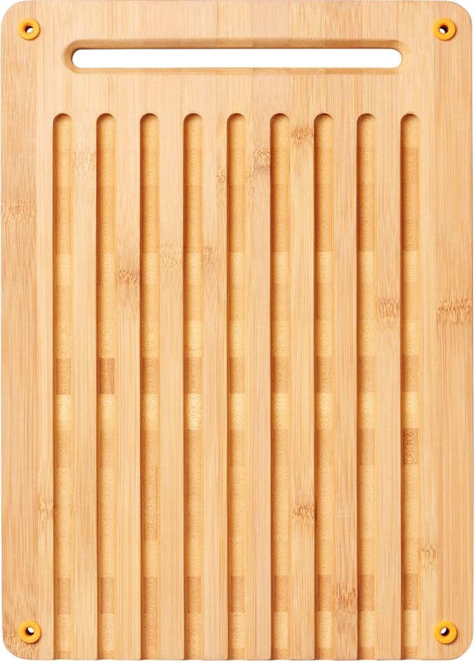 Fiskars Functional Form Serie - Bamboe Snijplank - 44cm - Tweezijdige Ontwerp