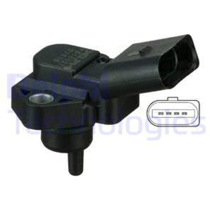 Sensor, inlaatspruitstukdruk DELPHI PS10127
