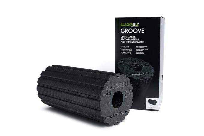 Blackroll Groove Standard Foam Roller - Hard / Zwart