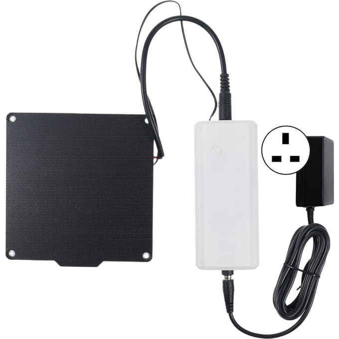 100x100mm Verwarmd bed 30W 3D-printeraccessoires Magneet Verwarmingsplatform Compatibel met EasyThreed UK black