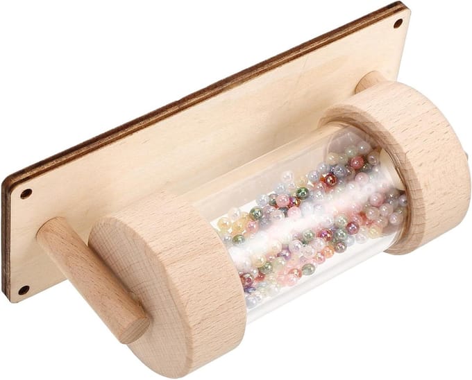 Geluidstok Muzikaal Speelgoed - Regenmaker Speelgoed - Vroege Educatie - Stimuleert Sensorische Ontwikkeling - 14 cm - Multicolor