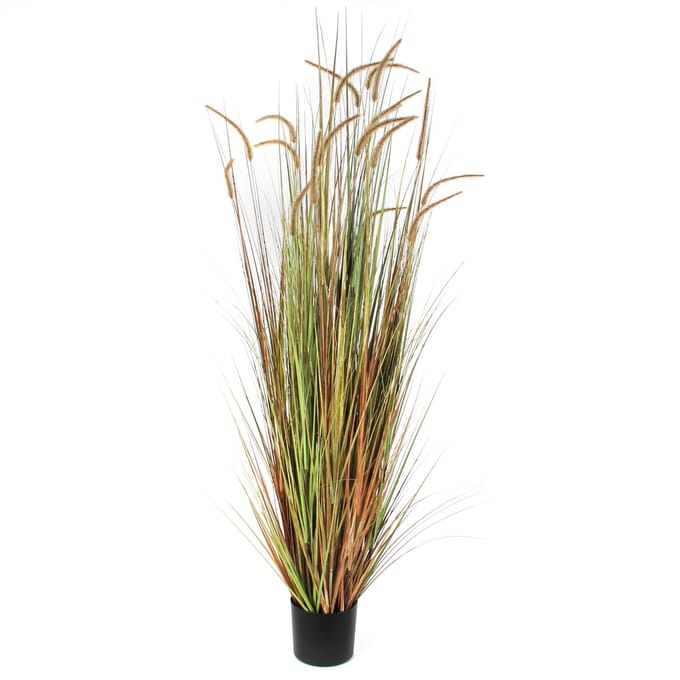Mica Decorations Pluimgras Dogtail Kunstplant - H180 x Ø85 cm - Groen