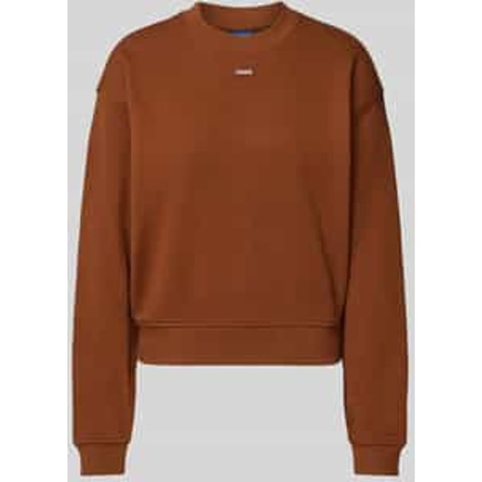 Regular fit sweatshirt van puur katoen model 'Delessa_B'