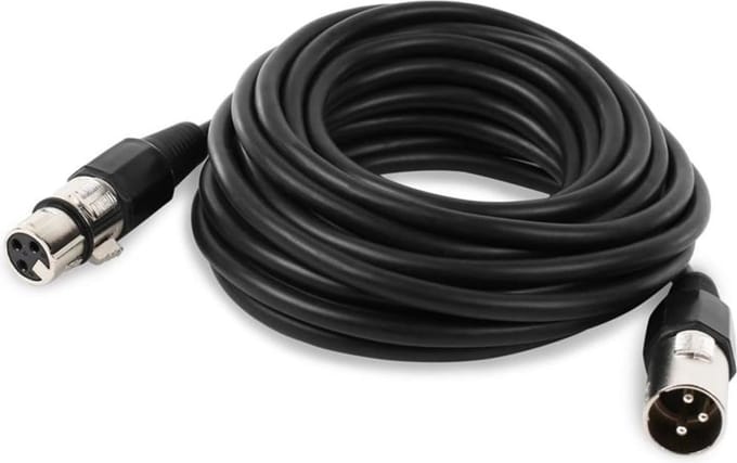XLR-kabel 6m mannelijk naar vrouwelijk