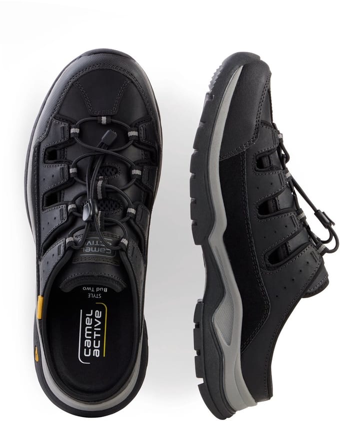 camel active Trekkingsandaal met snelsluiting - Maat menswear-43 - zwart