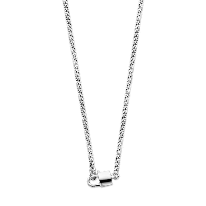 Collier Slot 3,0 Mm 45 Cm Zilver Gerhodineerd