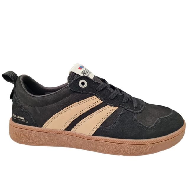 Palladium Pallacup Zwarte Nubuck Heren Sneakers - Zwart - 46