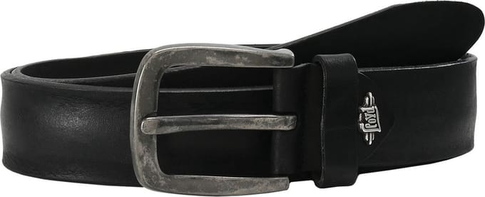LLOYD Leren Riem Leather Belt 4.0 W80 Black Zwart