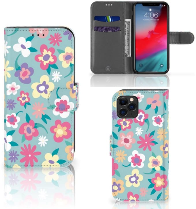 Apple iPhone 11 Pro Hoesje Flower Power