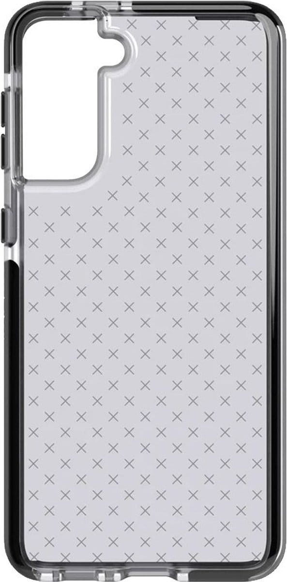 Tech21 Evo Check Back Cover voor Samsung Galaxy S21 - Zwart