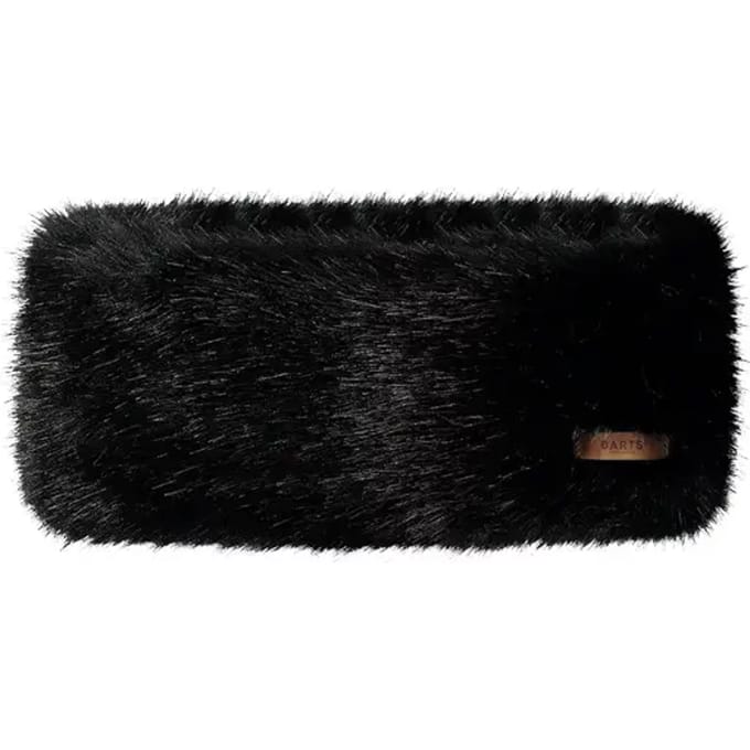 BARTS Fur Headband Hoofdband Dames - One Size - Zwart