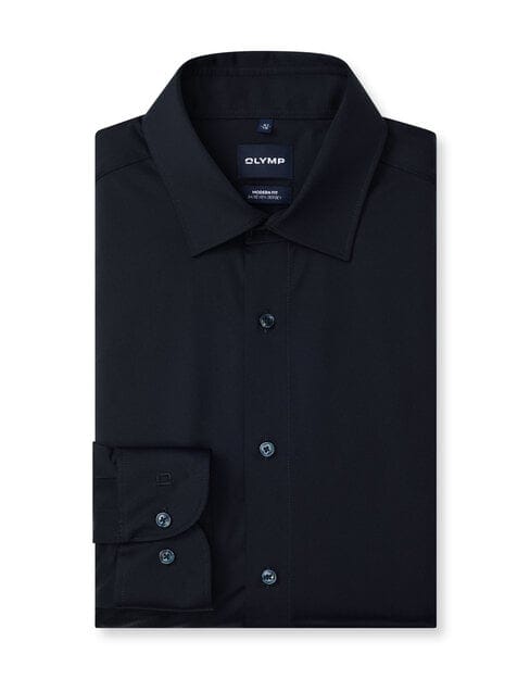 OLYMP Luxor 24/Seven Overhemd, Modern Fit, New Kent, Marineblauw