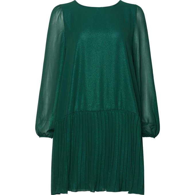 Dagmar Lurex-jurk in groen