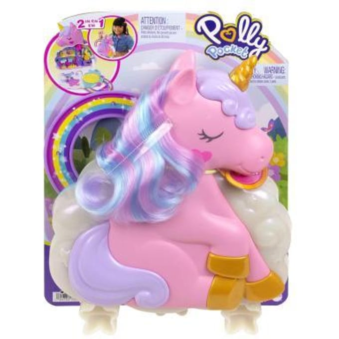 Polly Pocket Rainbow Unicorn Salon Speelsets