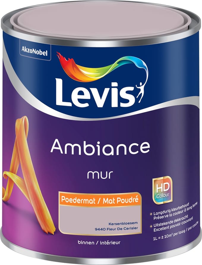 Levis - Ambiance Mur Poedermat - Eucalyptus - 1 L