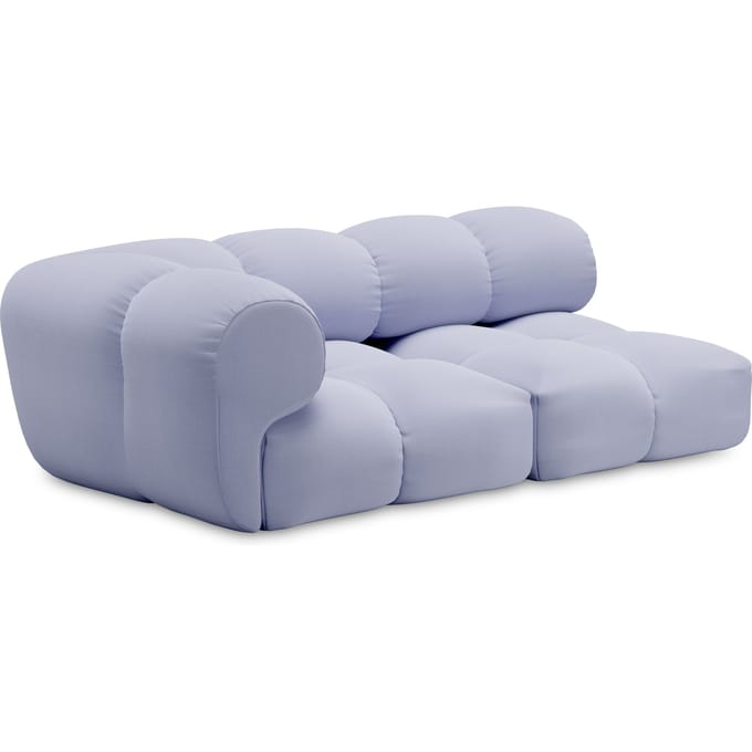 Objekte unserer Tage zander Sofa Design 03 links (2,5--zit) - Vidar 0723 lila blauw
