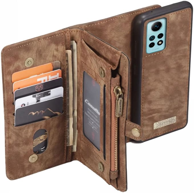 CaseMe 008 Xiaomi Redmi Note 12 Pro 4G Book Case Coffee