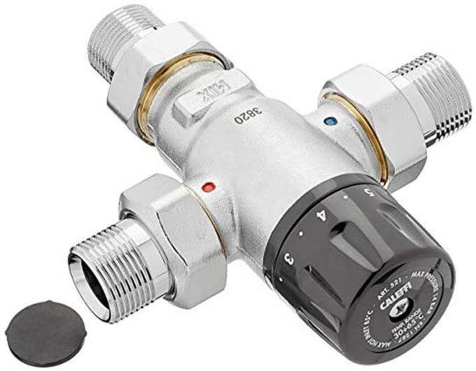 Thermische menger 3/4 inch 30 - 65 °C met anti-kalk en instelbare ontzinking
