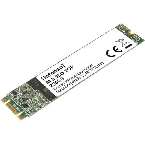 (Intenso) M.2 SSD SATA III Top - Interne SSD - 2280 - SATA III - 256GB - 550MB/s (3832440)