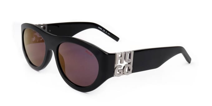 Hugo HG 1254/S Black red 57/19/140 MAN Zonnebrillen
