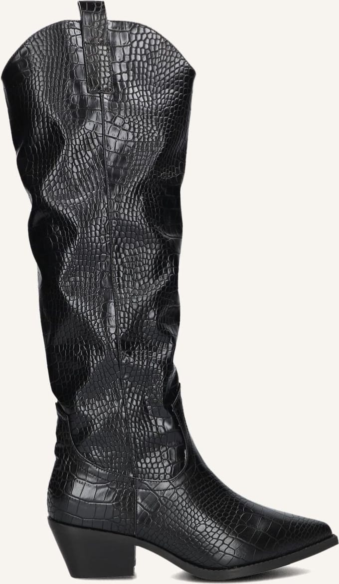 Notre-V 0601-09 Laarzen - Leatherlook - Dames - Zwart - Maat 40