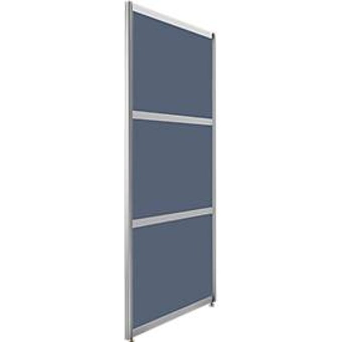 Enkele wand, antraciet gesatineerd