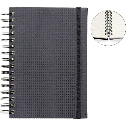 Notitieboek quantore a5 spiraal tab lijn 192blz 80gr motief