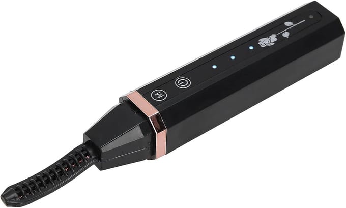 Electric Eyelash Curlers - 5V 2W Draagbare 3 Snelheden USB Oplaadbare Wimperkruller voor Schoonheid - Zwart