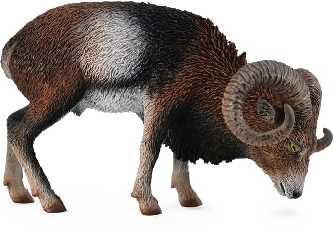 COLLECTA Figurine - Moeflon - (L) - Wilde Dieren - Handgeschilderd - Miniatuur