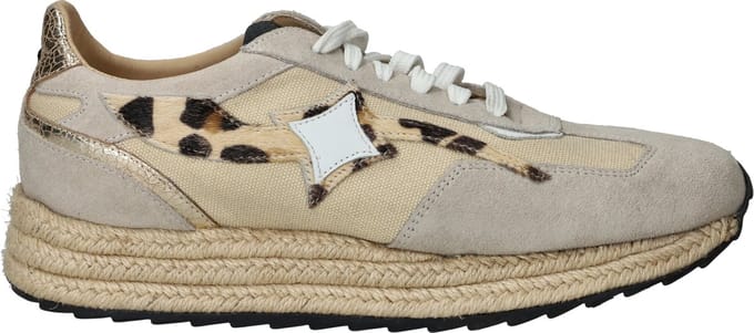 IQÔNIC Sneakers - Dames - Beige - Maat:40