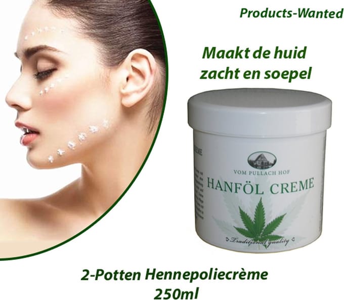 3-Potten Hennepoliecrème 250ml