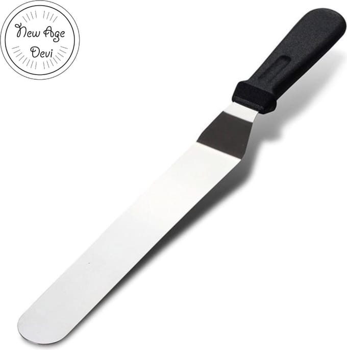 New Age Devi - Paletmes - Glaceermes - Middel - 27 cm - Gebogen Spatel