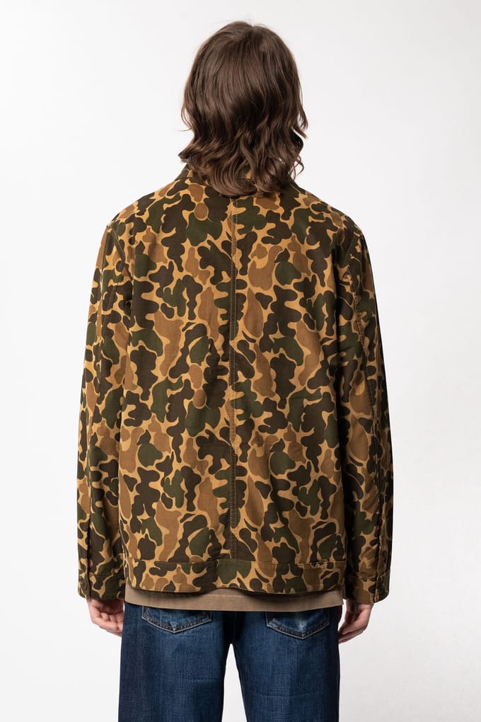 Nudie Jeans Colin Camouflage Multi Größe: S | Leichte Jacken Outlet | Herren