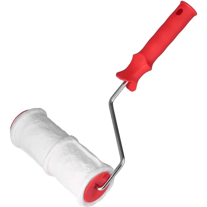 Baksteenroller 7 Inch Verfroller Huishoudelijke Muurdecoratie Roller DIY Kunst Verfroller red