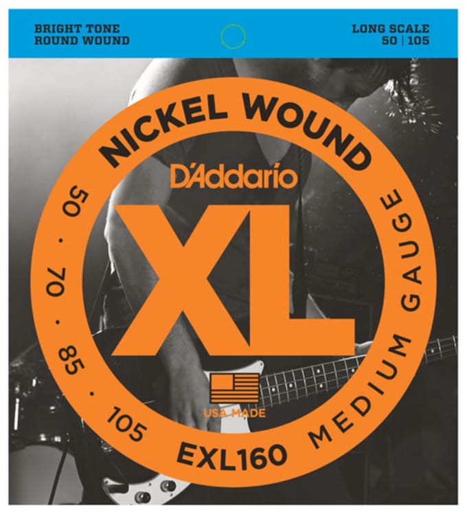 D'Addario EXL160 Bassnaren (50-105) Medium