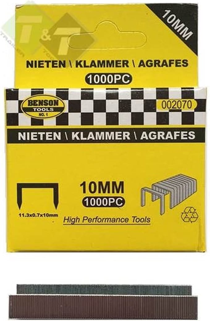 Benson Nietjes - Type 11/10 mm - Verzinkt - 1000 stuks