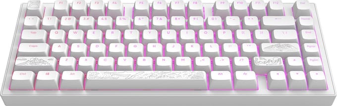 Dark Project - ALU Terra Nostra - Mechanisch Gaming Toetsenbord ANSI (ENG) - Wit