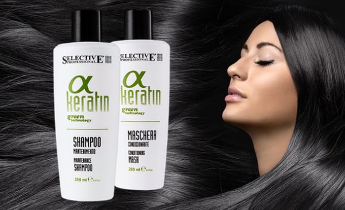 Selective Professional Alpha Keratine Shampoo 250 ml + Conditioning Masker 250 ml