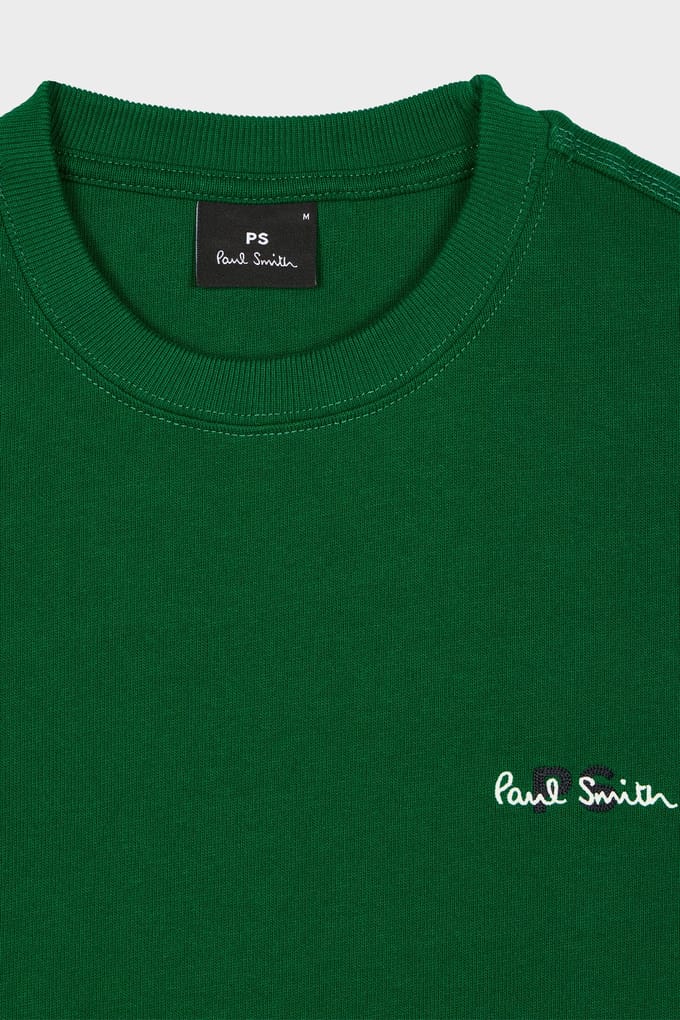 Paul Smith Mens Reg Fit Ss Tshirt Emerald Green Taglia: M | Magliette basic Outlet | Uomo | Verde