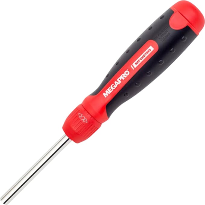 Schroevendraaier Megapro Ratcheting met 13 bits zwart