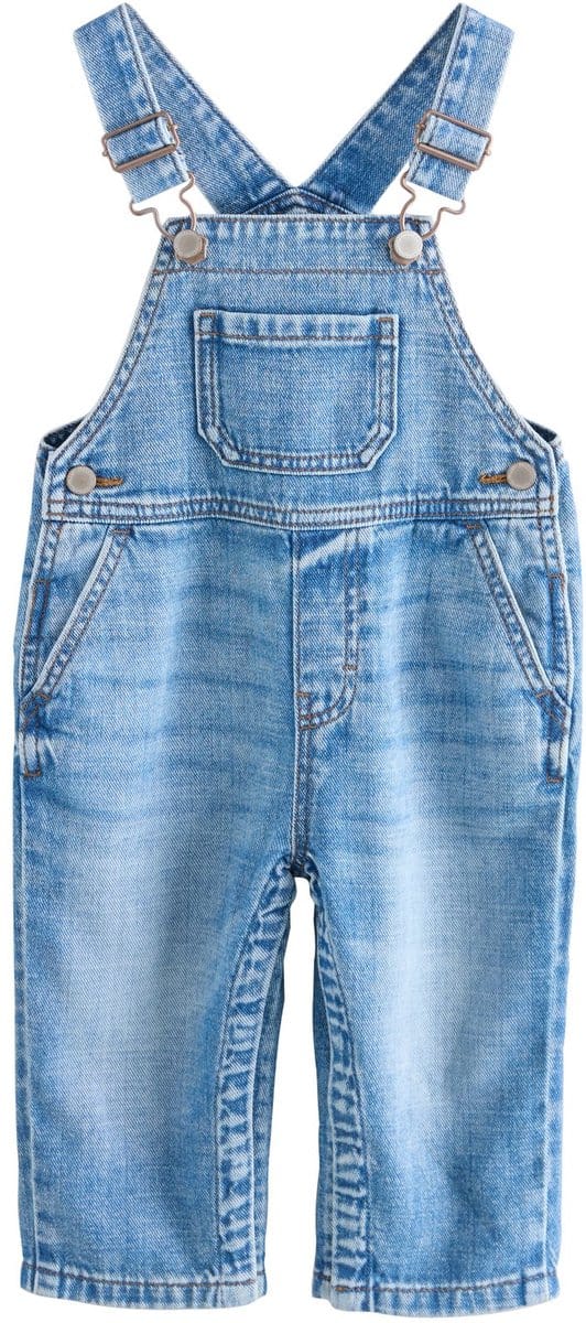 Next - Jongens - Denim tuinbroek - Blauw