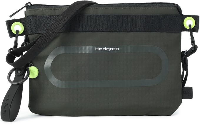 Hedgren schoudertas Ichi Crossover Black Ink groengrijs