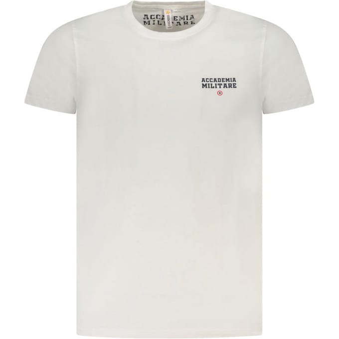 Accademia Militare Witte Katoenen Heren T-Shirt