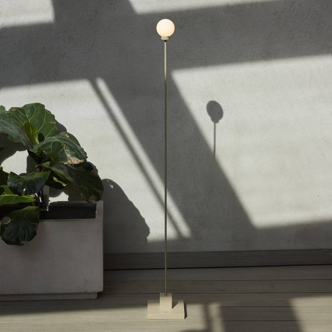 Northern Snowball draagbare vloerlamp - NorthernSnowballGreyBeige