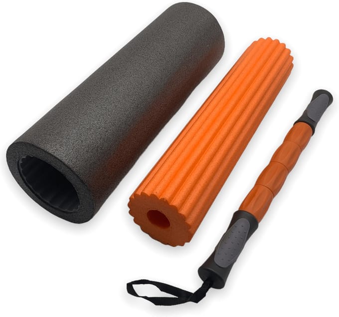 Padisport - 3 in 1 foamroller - foamroller set - foamrollers - foamroller trigger point - foamroller rug