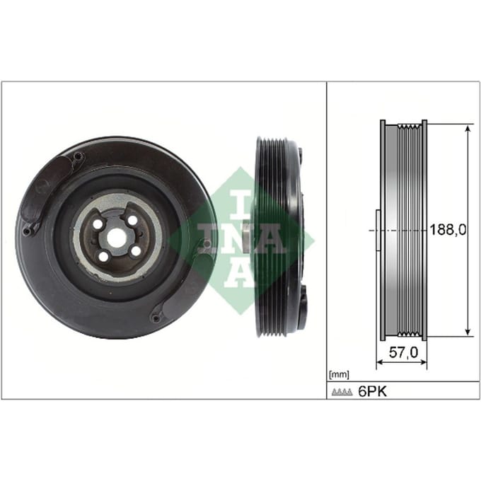 Schaeffler Ina Riemschijf, krukas INA 544 0002 10